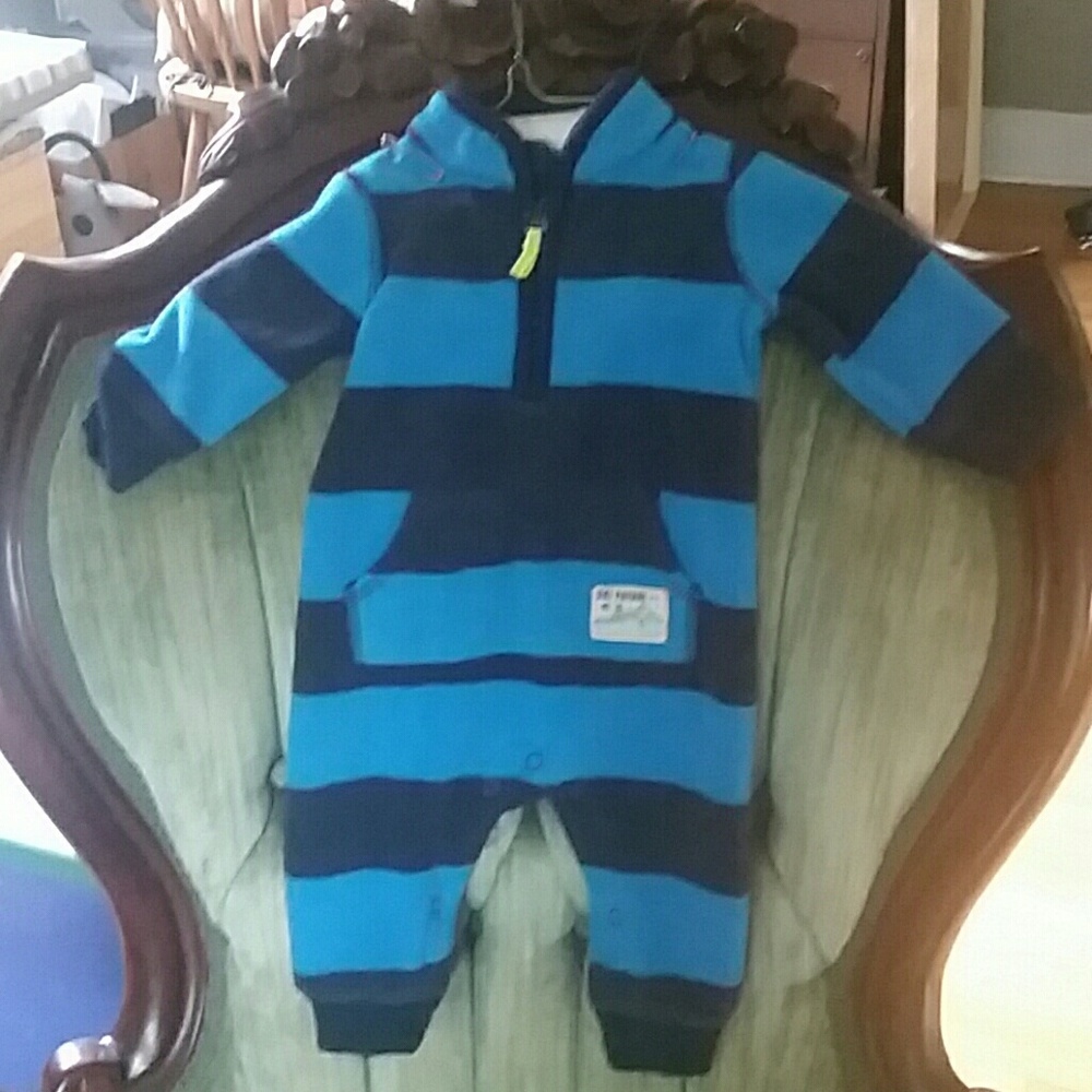 Fleece one piece outfit